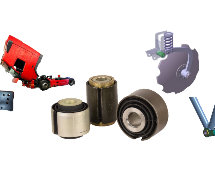 rubber metal bush replace plain bearings