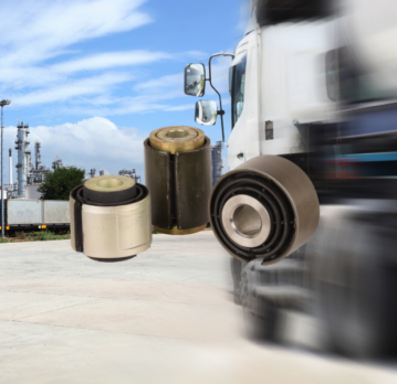 suspension arm links and elastic joints