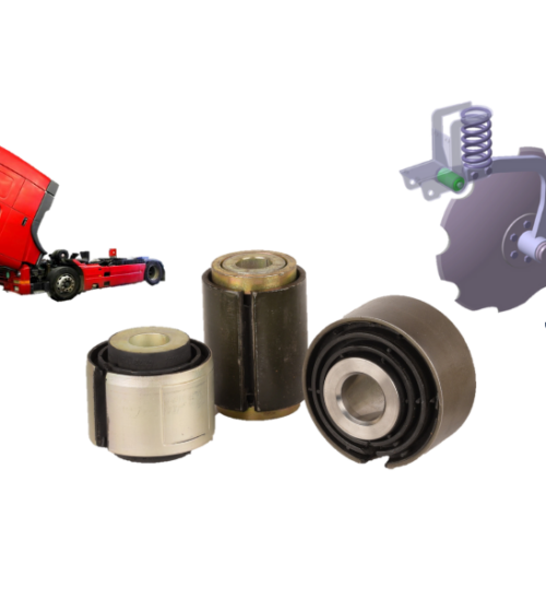 rubber metal bush replace plain bearings